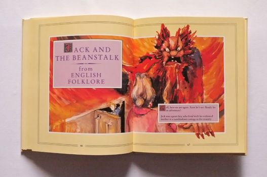 Opening page of Jack and the Beanstalk.