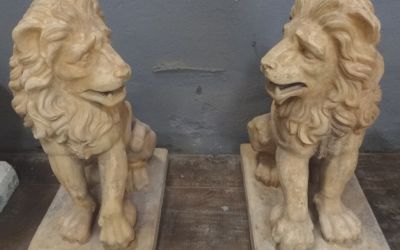 Pair of French Lions