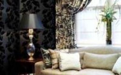 Curtains and upholstery by Mr Jones of Muswell Hill, North London