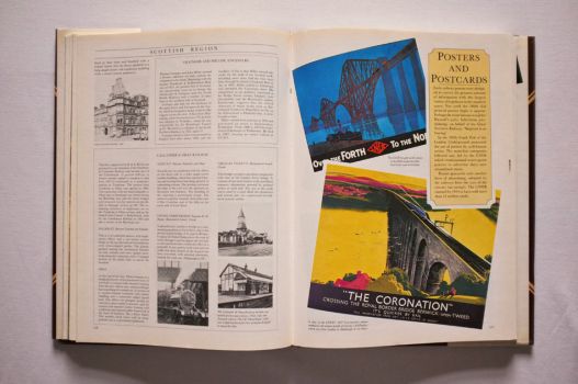 A picture feature on Posters and Postcards on pages 126/127 of The Railway Heritage of Britain opens with two colourful 1930s advertising posters featuring the Forth Bridge near Edinburgh and the Royal Border Bridge at Berwick-upon-Tweed. 