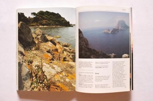 Photographs of Menorca and Illa Vedra dominate these two pages of Wild Spain.