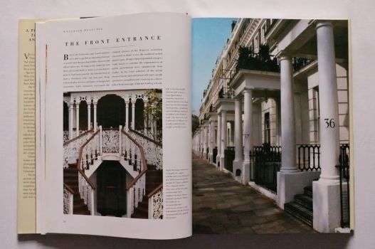 A picture essay on the Front Entrance opens with colour photographs of a double-staircase and verandah from Queensland and columned stucco porticos from a grand London square.