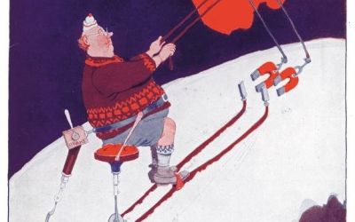 Entertain your friends at Christmas with Heath Robinson's Magnetic Ski-De-Luxe.