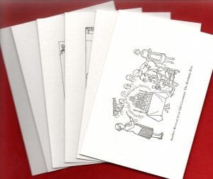Photo of six cards