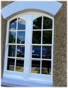 A reopened window at Eynsford Station. 