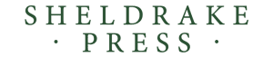 Sheldrake Press logo typography lockup