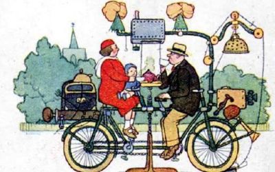 Weekend All-Weather Tandem, courtesy William Heath Robinson Trust.