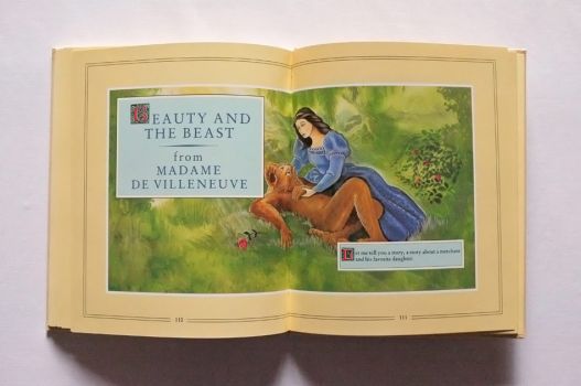 The opening page of Beauty and the Beast.